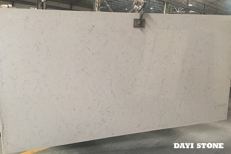 White Jumbo Slab Quartz Like Marble Xiamen Dayi Stone Co Ltd